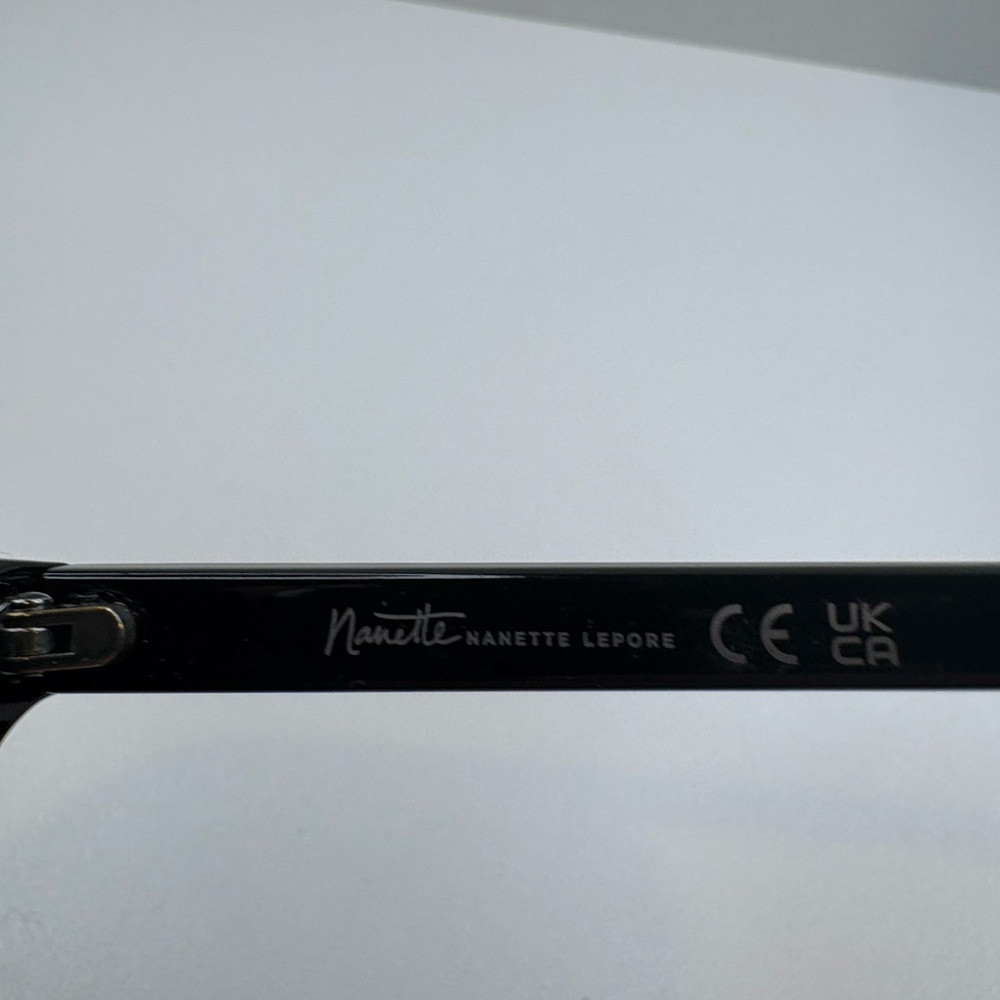 NANETTE LEOPRE SUNGLASSES HHNN0214-R NN313 OX BLACK SUNGLASSES - Picture 8 of 15